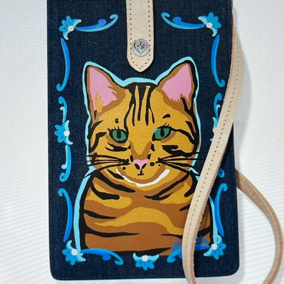 🐱 BRIGHTON MILO DENIM POUCH 🐱 NWT 🐱 - Picture 5 of 16